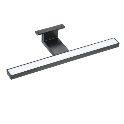 Bathroom Origins Metro Bathroom Mirror Light Black 30cm