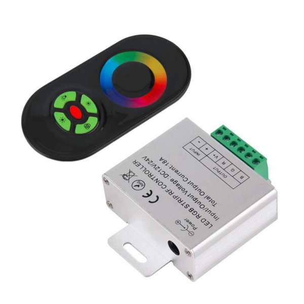 Touch RGB controller DC12V 24V Wireless LED Controller RF Touch Panel LED Dimmer RGB Remote Controller