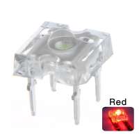 Super Flux 3mm LED Diode Piranha Red Transparent Round Top Clear Lens Light Emitting Diode Lamp