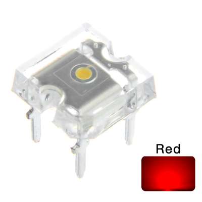 Through Hole Flat Top LED Diode Piranha Yellow Water Clear Square Superflux Light Emitting Diode LED Lamp