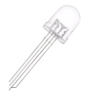 Red Green Blue 4 Pin 10mm LED Diode RGB Common Cathode Transparent Light  10 mm LED Lamp