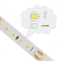 12V 24V 60leds 120leds High CRI 90 smd 2216 8mm led strip light Warm White 2700K Cold White 6000K flexible Led strip