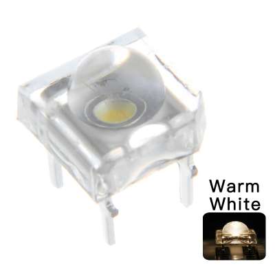 5mm LED Piranha Warm White Water Clear 5 mm Super Flux LED Diode